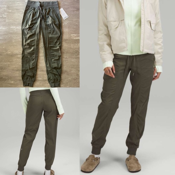 lululemon athletica Pants - Lululemon Dance Studio MR Jogger Full Length in Army Green
